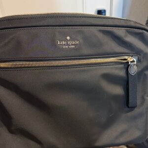 Kate Spade Sleek Black Messenger Bag